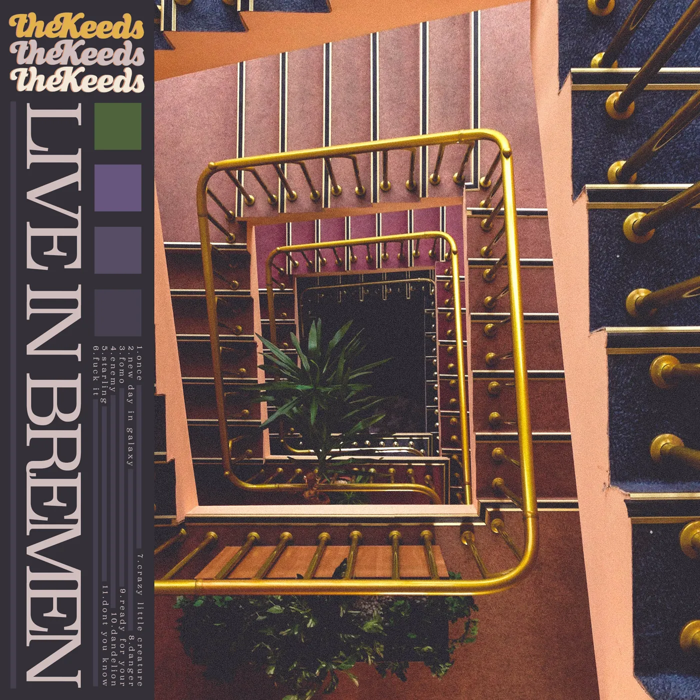 Cover von Live in Bremen von The Keeds: Treppenhaus von oben